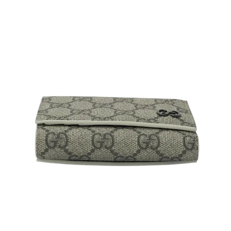 GUCCI（グッチ） GGスプリーム 三つ折り財布 ベージュ系 レディース