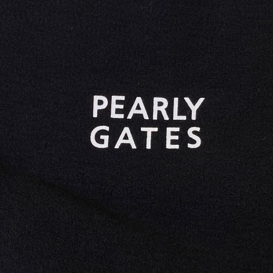 PEARLY GATES パーリーゲイツ 長袖モックネック Tシャツ ブラック系 7