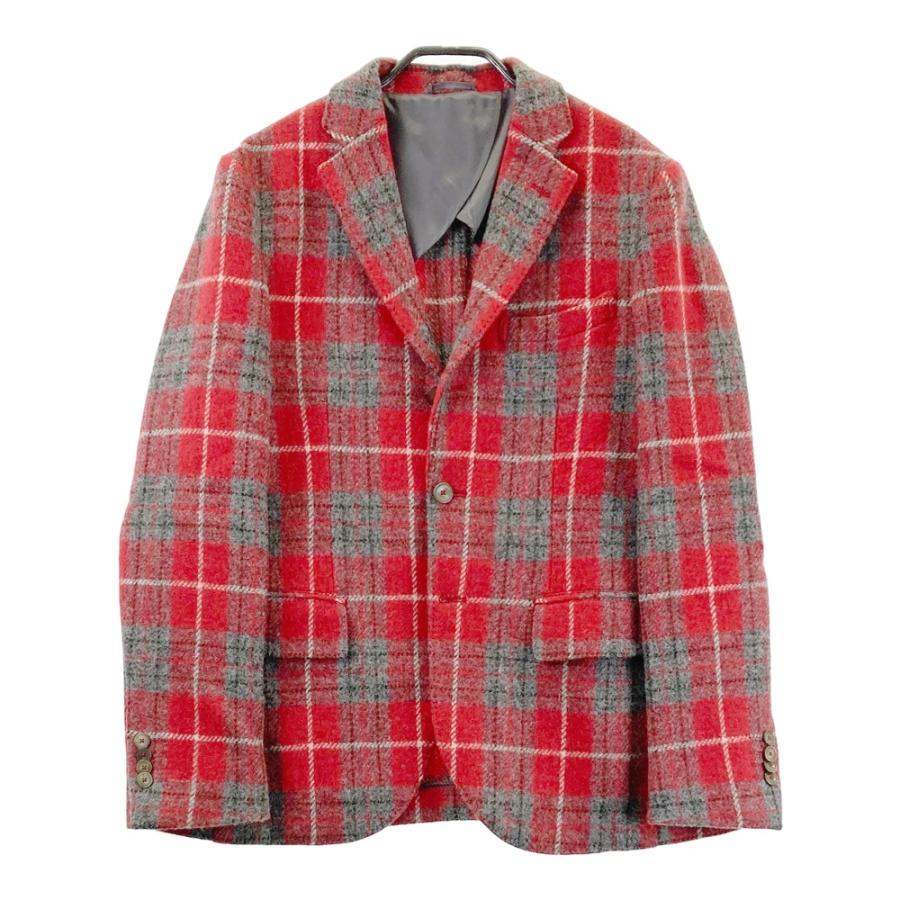 未使用品 G-stage × ハリスツイード ジャケット 48(L) HARRIS TWEED ハリスツイード G-stage ツイードジャケット チェック