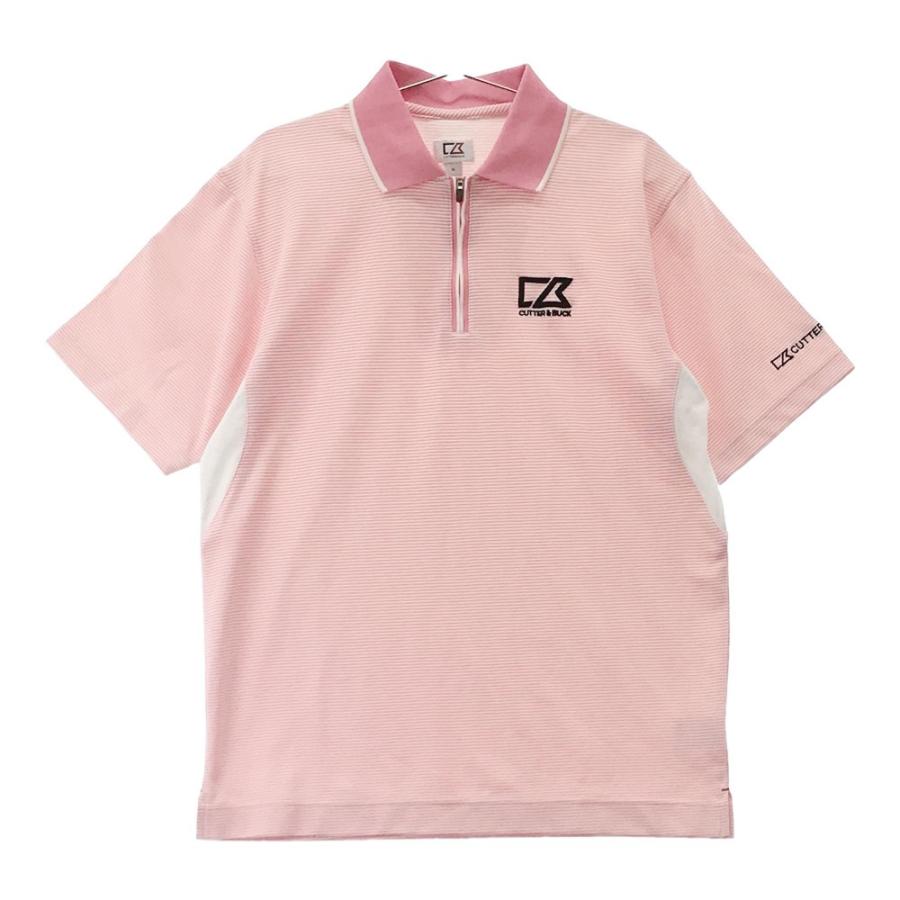 CUTTER&BUCK カッターアンドバック ハーフジップ 半袖ポロシャツ 