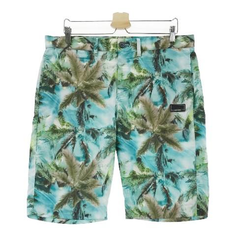 ROCK DUDE ロックデュード ハーフパンツ ヤシ柄 ブルー系 04 ゴルフ  