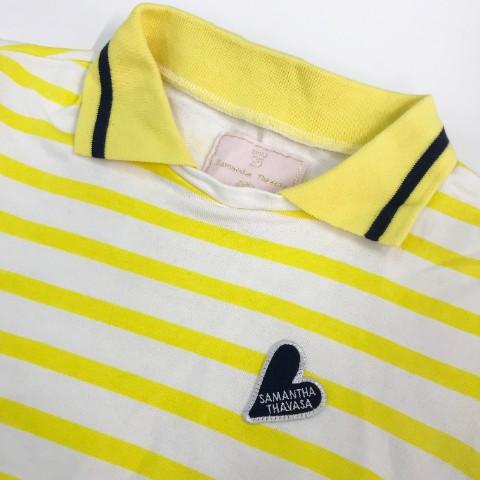 SAMANTHA THAVASA サマンサタバサ UNDER25 襟付 半袖ワンピース  