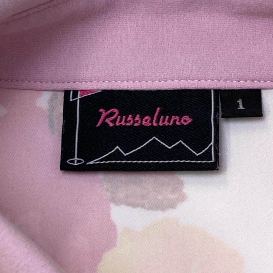 Russeluno ノースリーブ ワンピース Russeluno（ラッセルノ） ノースリーブワンピース 花 総柄 ホワイト系