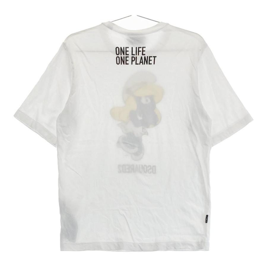 DSQUARED2（ディースクエアード） 半袖Tシャツ スマーフ ホワイト系 