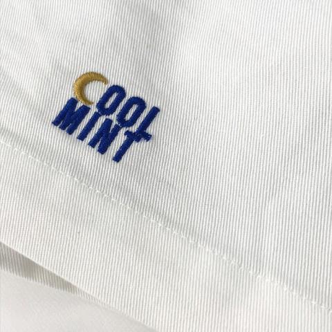PEARLY GATES パーリーゲイツ 30周年 COOL MINT スカート 刺繍 ニコちゃん 総柄 ホワイト系 00 ゴルフウェア レディース_7