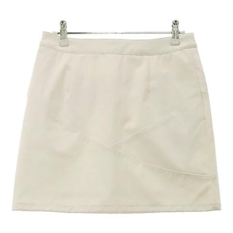 新品】ROSASEN ロサーセン フェイクレザー スカート ホワイト系 M 