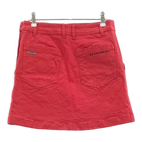 【未使用】ST ANDREWSセントアンドリュース ストレッチスカートdd402 St ANDREWS セントアンドリュース ストレッチスカート レッド系 S