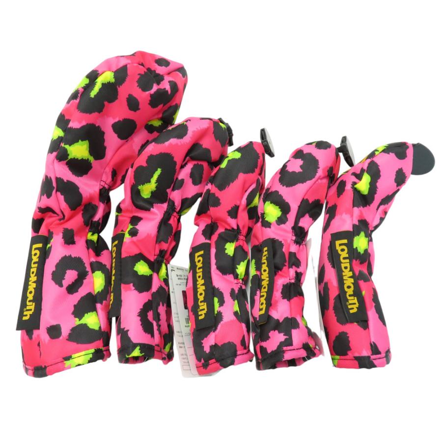 新品】LOUD MOUTH ラウドマウス ヘッドカバー 5点セット 総柄 
