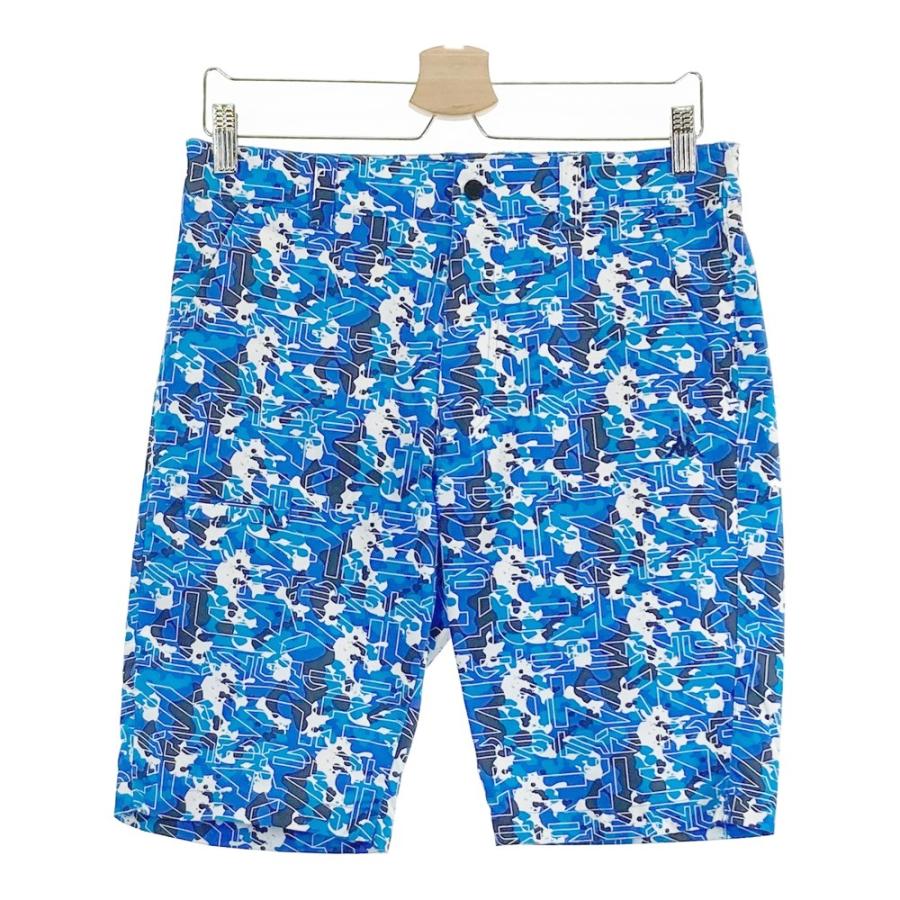 未使用 KAPPA カッパ ゴルフ 千鳥柄 撥水 ブルゾン 青 S ジャケット Kappa GOLF KAPPA カッパゴルフ ハーフパンツ 総柄 ブルー系 M