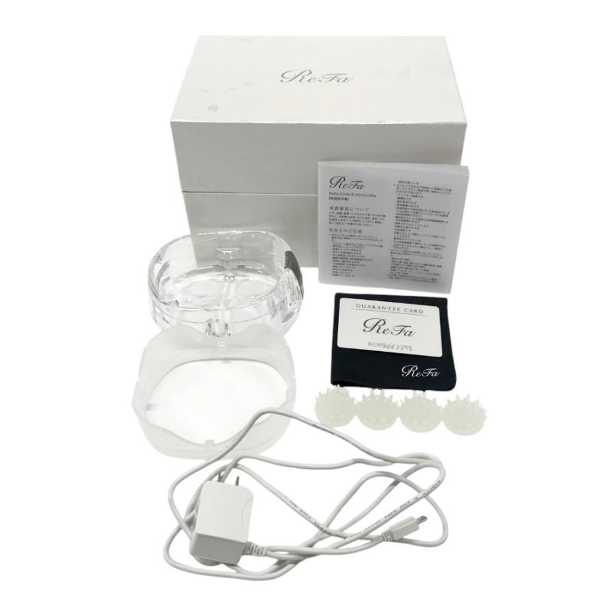 リファグレイス ヘッドスパ RF-GH2114B 中古美品 ReFa リファ RF-GH2114B 美容器機 グレイスヘッドスパ シルバー