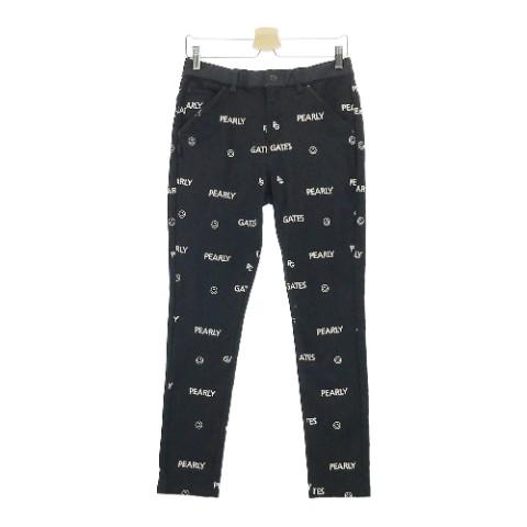 PEARLY GATES パーリーゲイツ 裏起毛 ストレッチパンツ ニコちゃん 