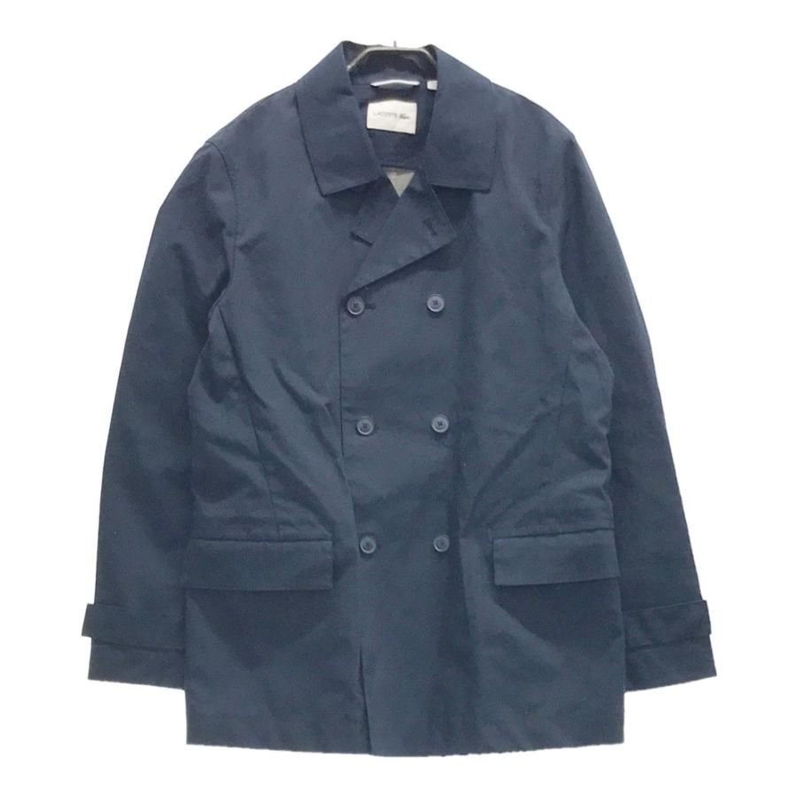 LACOSTE ラコステ BH2363 耐水性生地 コート ネイビー系 US M メンズ  