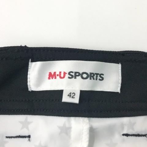 MU SPORTS エムユースポーツ  インナー付ストレッチスカート  ブラック系 42 ゴルフウェア レディース｜stst-used｜05