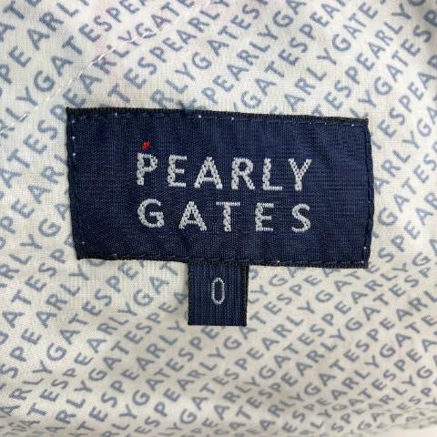 PEARLY GATES パーリーゲイツ 2022年モデル ストレッチパンツ ハート ロゴ 総柄 ホワイト系 0 ゴルフウェア レディースの画像