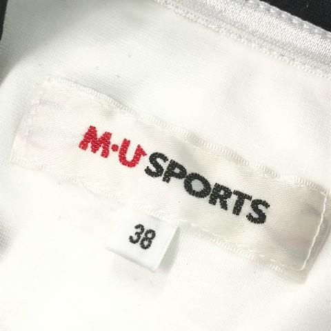 MU SPORTS エムユースポーツ 2022年モデル ハイネック 半袖Tシャツ  ブラック系 38 ゴルフウェア レディース｜stst-used｜04