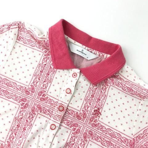 Munsingwear（マンシングウェア） 半袖 ポロシャツ ペイズリー柄