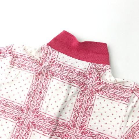 Munsingwear（マンシングウェア） 半袖 ポロシャツ ペイズリー柄