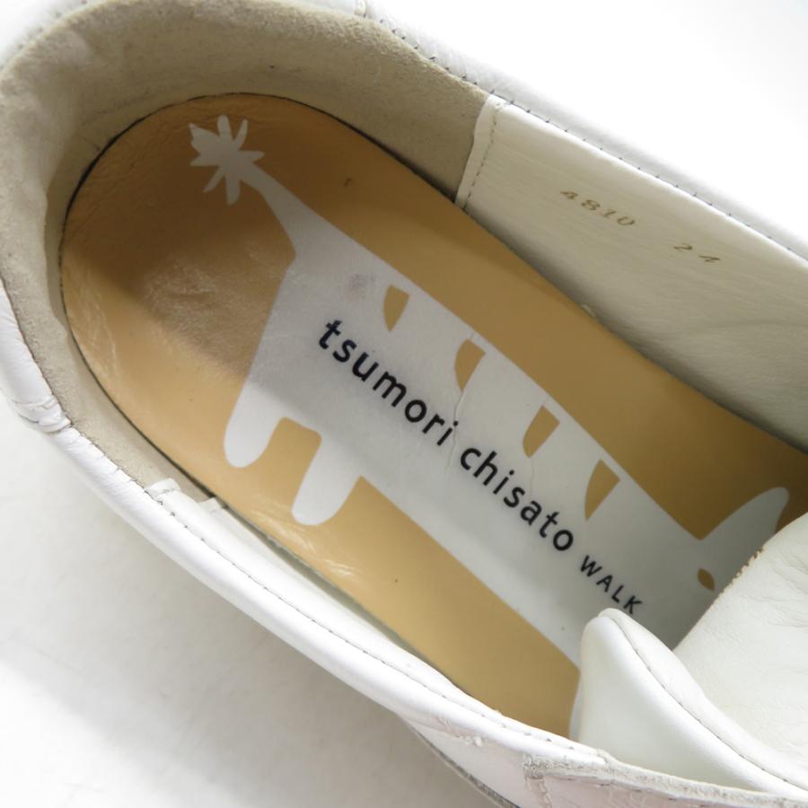 tsumori chisato walk ツモリチサト ウォーク 4810 レースアップスニーカー  ホワイト系 24 レディース｜stst-used｜06