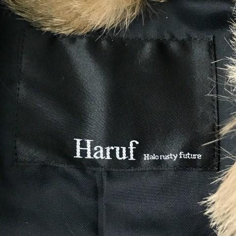 Haruf ハルフ  ホースレザーダウンジャケット  ネイビー系 M メンズ｜stst-used｜06