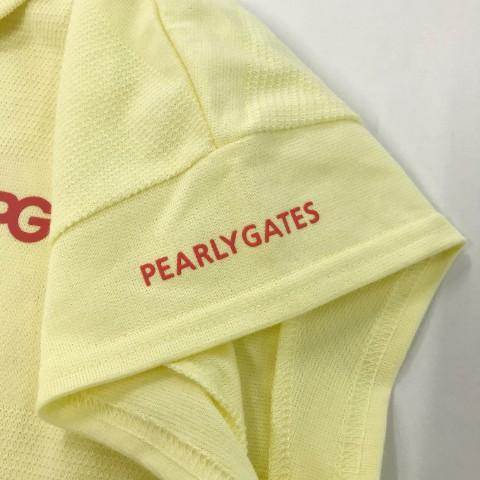 PEARLY GATES パーリーゲイツ 2023年 半袖ポロシャツ  イエロー系 0 ゴルフウェア レディース_3