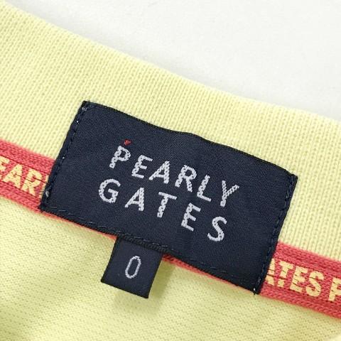 PEARLY GATES パーリーゲイツ 2023年 半袖ポロシャツ  イエロー系 0 ゴルフウェア レディース_4