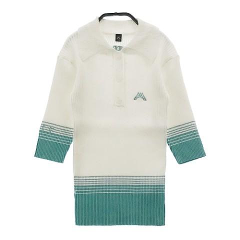 ACEANDRARE ニット and myera アランニットセーター〈黒〉｜and myera