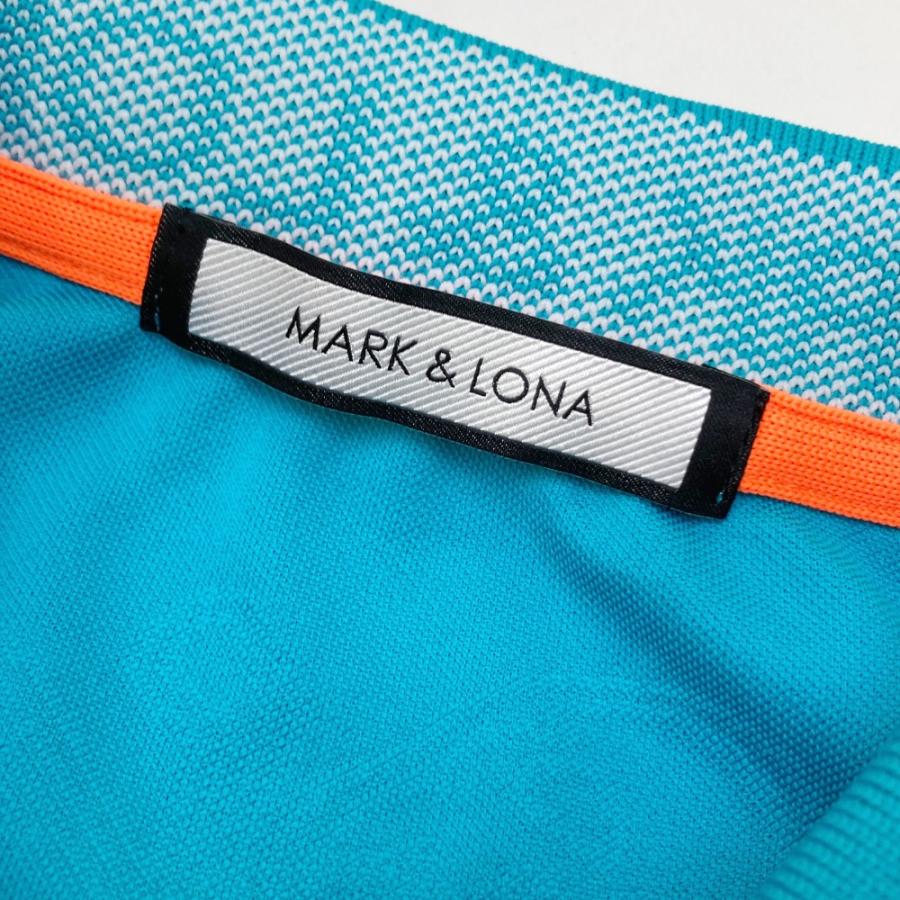 MARK&LONA（マークアンドロナ） ノースリーブ ポロシャツ スカル 総柄