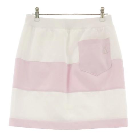 coco アルチビオ archivio レディース スカート 38(M) 白×黄×茶