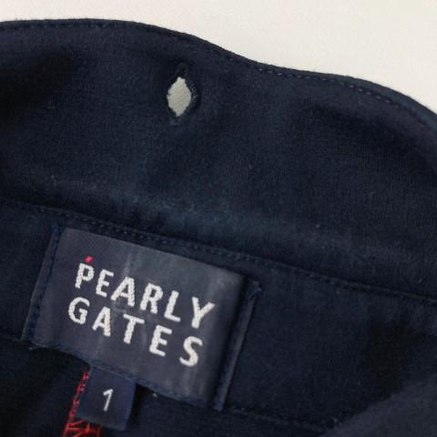 PEARLYGATES パーリーゲイツ　ボーダー　オールインワン半袖　ゴルフ PEARLY GATES パーリーゲイツ 半袖オールインワン ボーダー柄