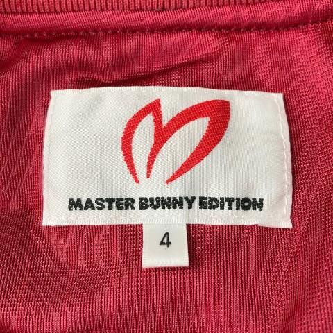 MASTER BUNNY EDITION マスターバニーエディション 2WAY 蓄熱 ブルゾン スニードジャック ドット柄 レッド系 4 ゴルフウェア メンズ_5