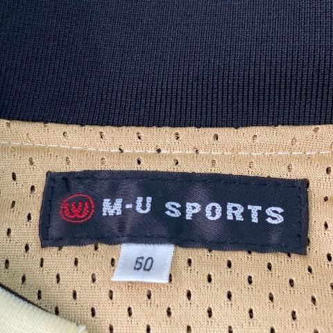 MU SPORTS エムユースポーツ  裏メッシュジップジャケット 千鳥柄 ブラック系 50 ゴルフウェア メンズ｜stst-used｜05