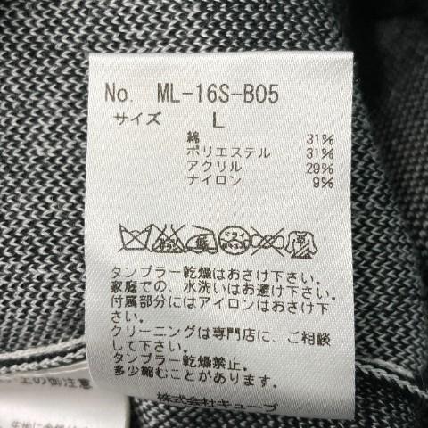 MARK&LONA マークアンドロナ ニットセーター ヤシの木 総柄 MARK&LONA マークアンドロナ ニットセーター ヤシの木 総柄