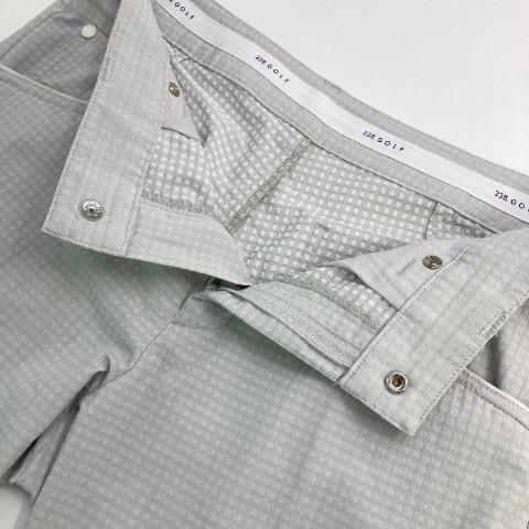 23区GOLF ニジュウサンクゴルフ ロングパンツ ギンガムチェック柄 