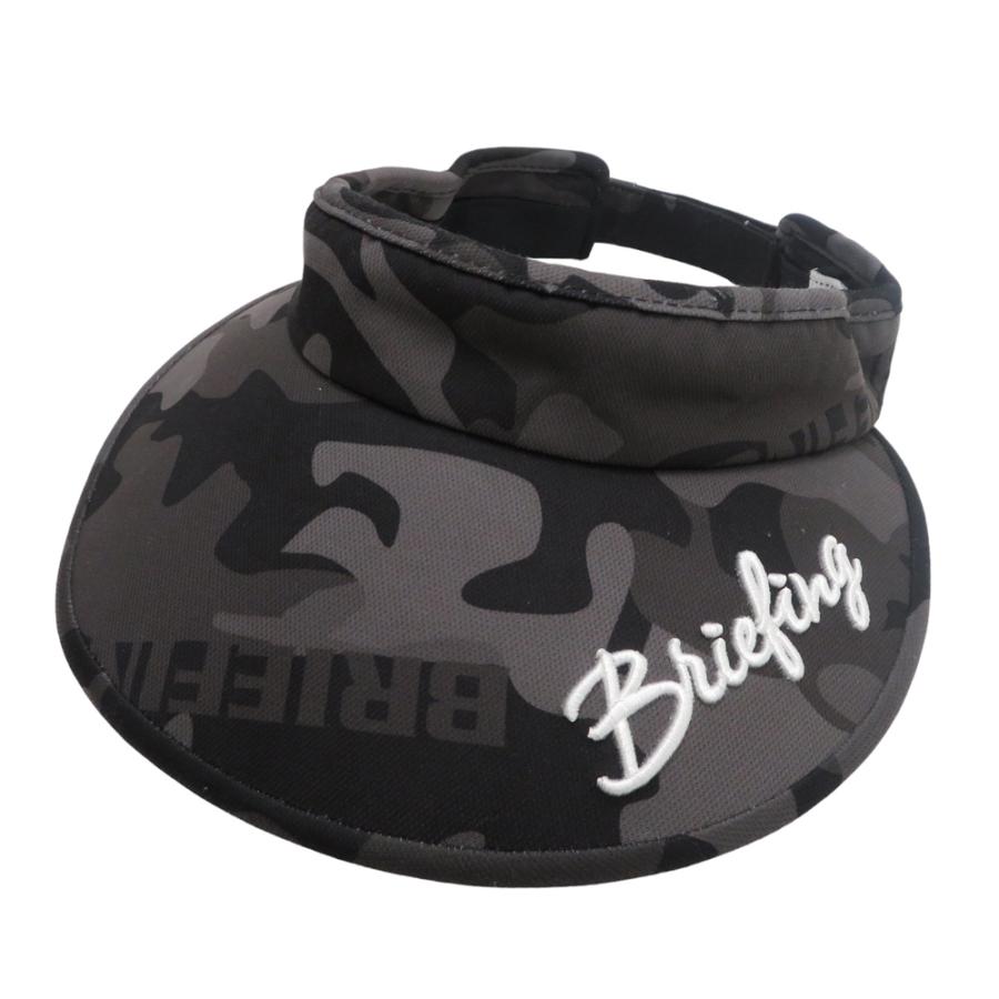 【美品】BRIEFING GOLF ブリーフィング カモフラ迷彩柄 サンバイザー BRIEFING GOLF（ブリーフィングゴルフ） ブリーフィング BRG201W40