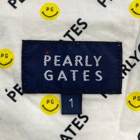 PEARLY GATES パーリーゲイツ  ストレッチスカート ニコちゃん カモフラ柄 ブラウン系 1 ゴルフウェア レディースの画像