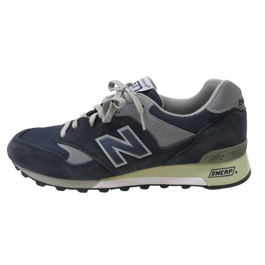 NEW BALANCE ニューバランス M577NG スニーカー イギリス製  ネイビー系 UK9 1/2 メンズ｜stst-used｜04