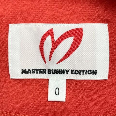 MASTER BUNNY EDITION マスターバニーエディション 2022年モデル 半袖ポロシャツ  レッド系 0 ゴルフウェア レディースの画像
