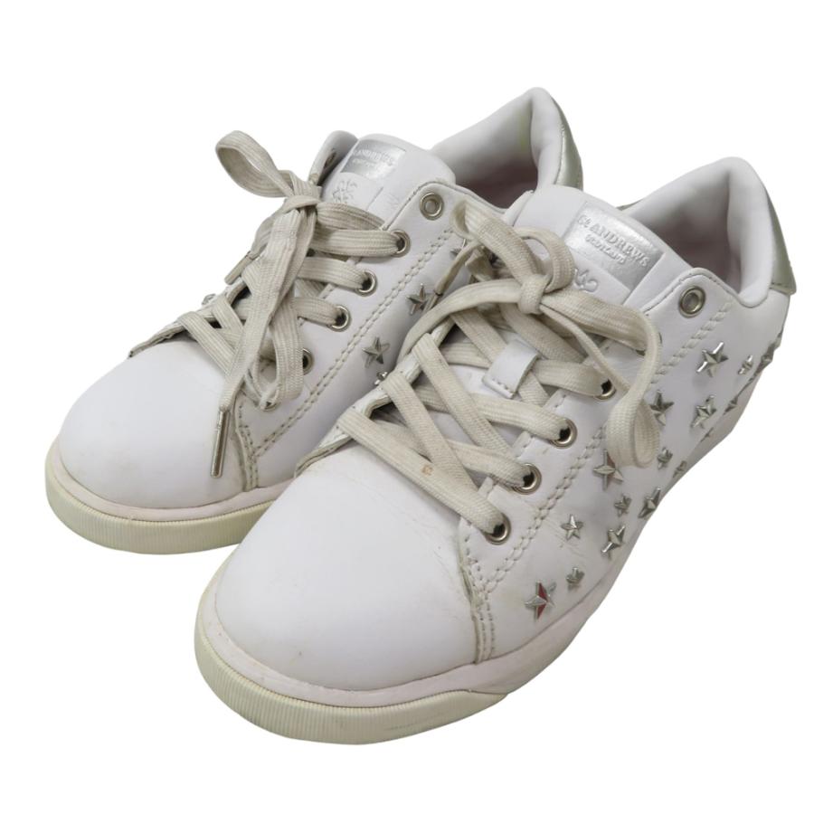 ST ANDREWS セントアンドリュース 042-1992602 スパイクレス ゴルフシューズ 星スタッズ  ホワイト系 SS [240101439442] ゴルフウェア レディース ストスト St ANDREWS ST セントアンドリュース 042-1992602 スパイクレス