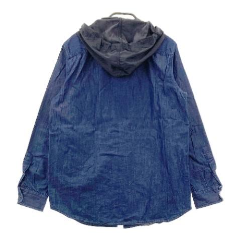 DIESEL ディーゼル フード付 デニムジャケット ブルー系 XS