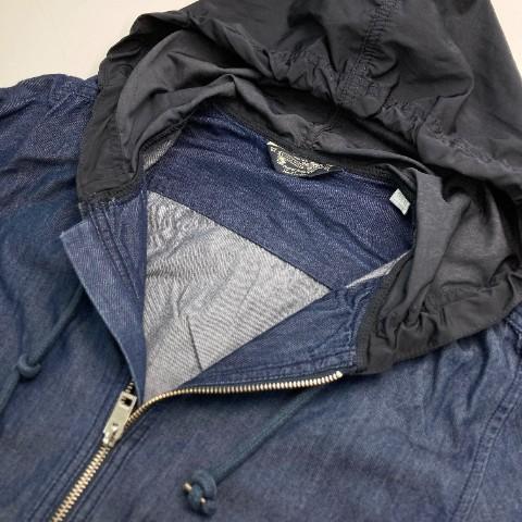 【美品】ディーゼル　DIESEL デニムブルー フード付きジャケット DIESEL（ディーゼル）の「メンズ デニムジャケット フーディー