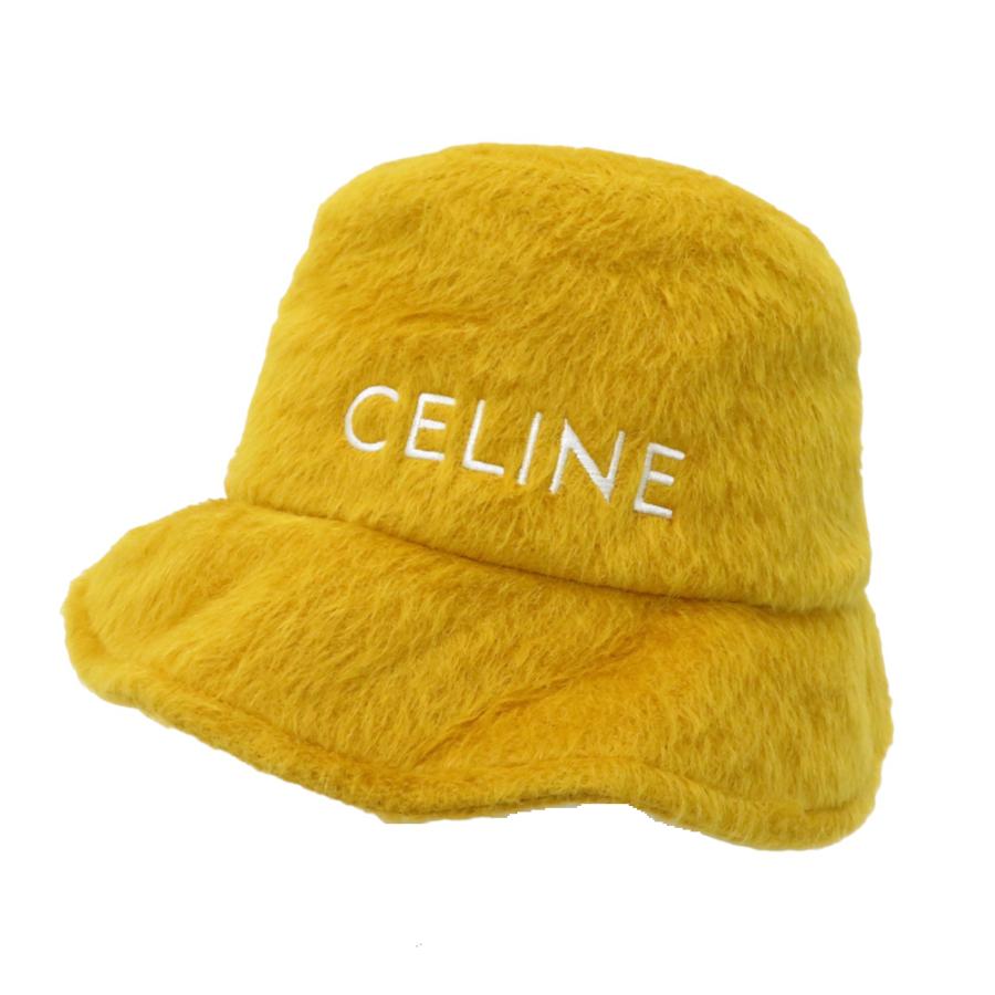 CELINE セリーヌ 2AUO9925R バケットハット イエロー系 L メンズ CELINE セリーヌ 2AUO9925R バケットハット イエロー系 L メンズ