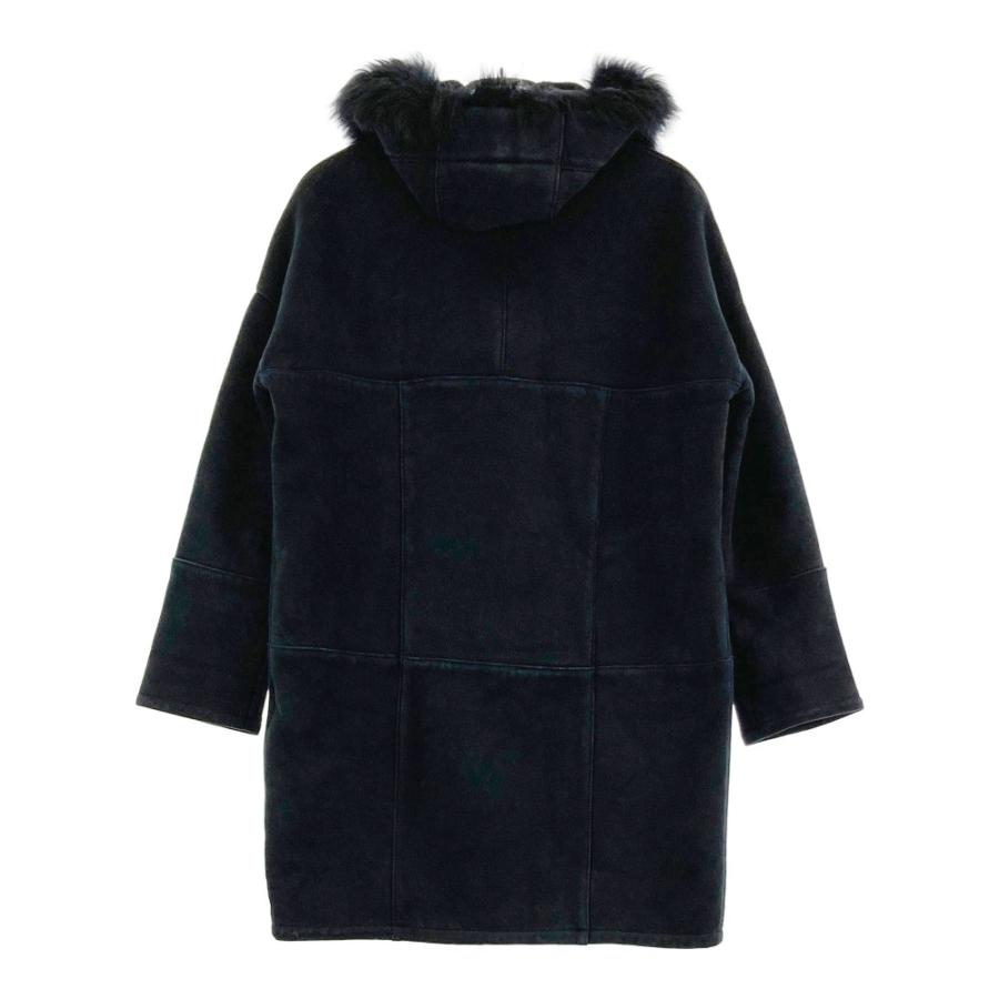 theory luxe セオリーリュクス ムートン フードコート ブラック系 38 