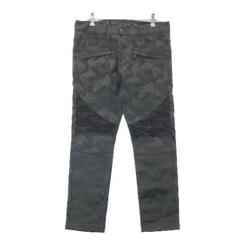 【美品】MARK&LONA パンツ カモフラ スカル ストレッチ ブラック S MARK&LONA（マークアンドロナ） BLACK BOX ストレッチパンツ スカル