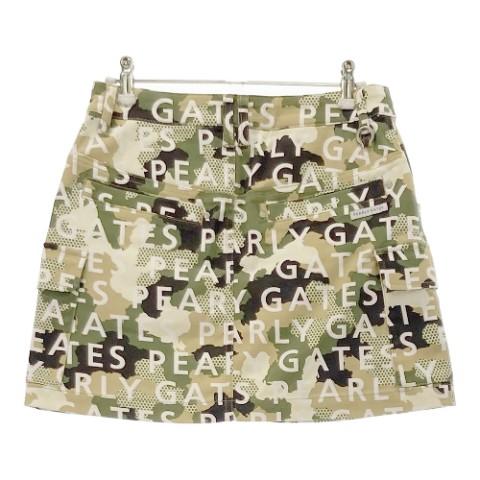 パーリーゲイツ　レディーススカート　カモフラ柄　サイズ０　ストレッチ素材 PEARLY GATES パーリーゲイツ 2022年モデル ストレッチスカート