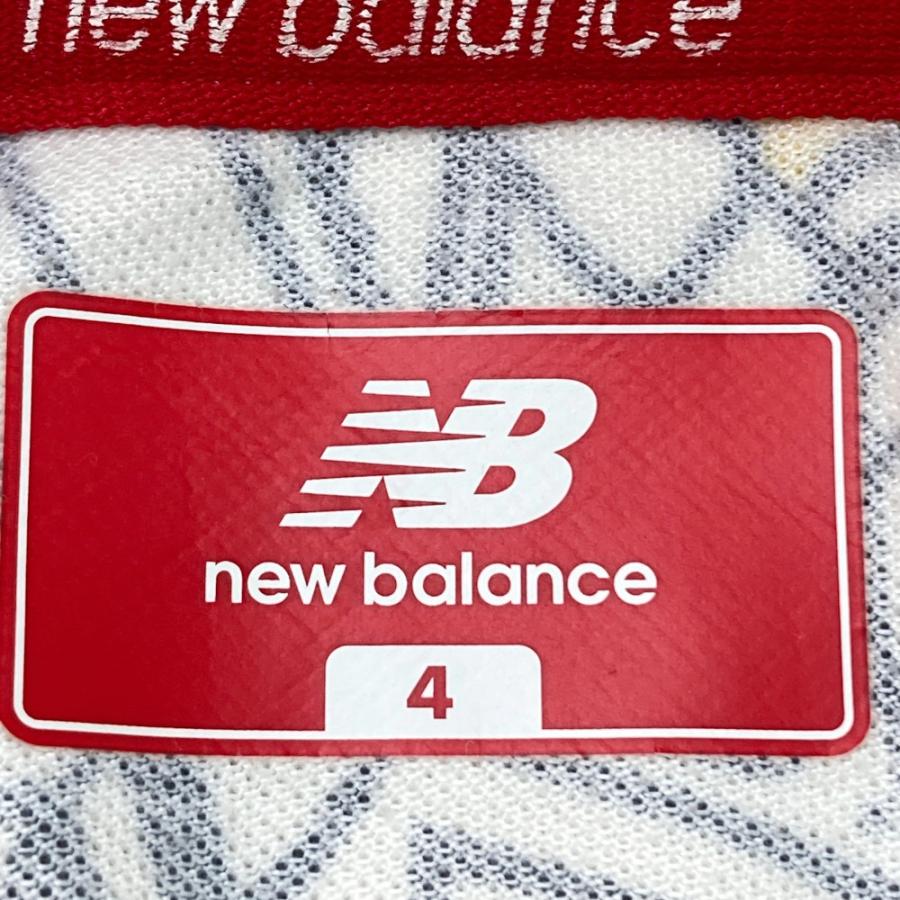 NEW BALANCE ニューバランス  半袖ポロシャツ スニーカー 総柄 ホワイト系 4 ゴルフウェア メンズ｜stst-used｜03