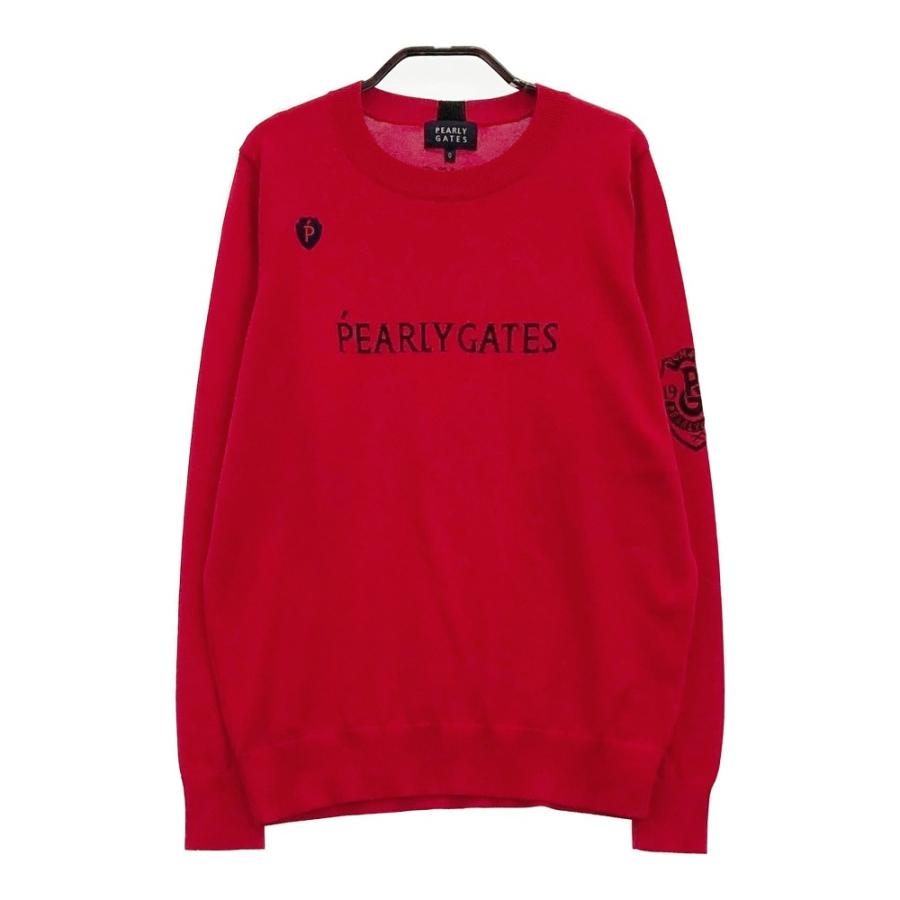 PEARLY GATES（パーリーゲイツ） 2022年 ニット セーター レッド系 0