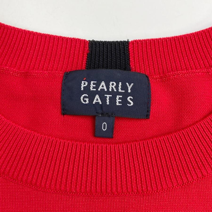 新品未使用◎PEARLY GATES ロゴセーター レッド PEARLY GATES（パーリーゲイツ） 2022年 ニット セーター レッド系 0