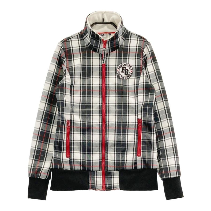 FILA GOLF フィラゴルフ IK4EL228 ジップジャケット チェック柄