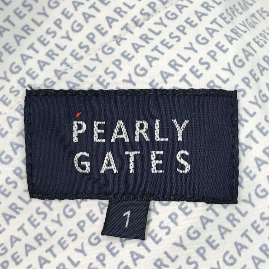 PEARLY GATES パーリーゲイツ 2022年モデル ストレッチ パンツ 総柄 ホワイト系 1 ゴルフウェア レディースの画像