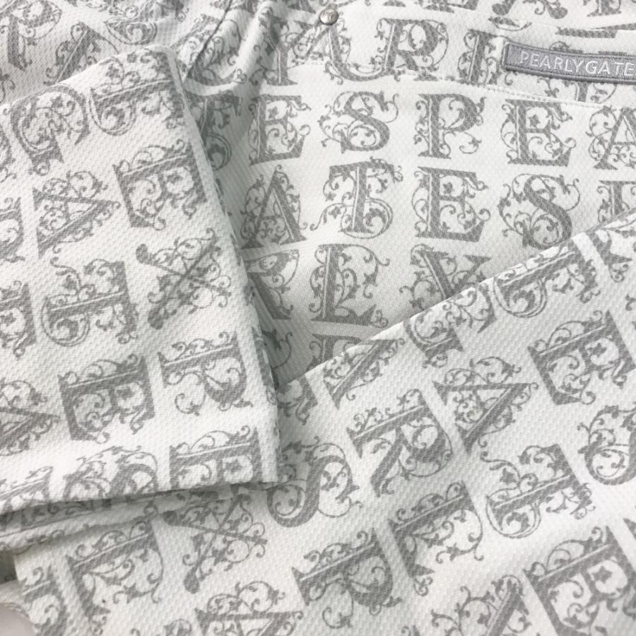 PEARLY GATES パーリーゲイツ 2022年モデル ストレッチ パンツ 総柄 ホワイト系 1 ゴルフウェア レディースの画像